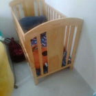 BABYHUG Crib with Mattress and Bumper Bedding Set, L 104.5 x W 62 x H 98cm - PyaraBaby