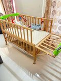 Create the perfect nursery with our Customized Big Size Crib with Cradle - personalized design, safety, and comfort for your little one's sleep sanctuary!