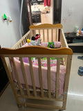MEE MEE Cot/Crib for Baby, Dimensions: 100× 65 × 80 cm - PyaraBaby