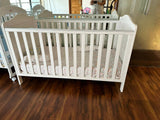MOTHERCARE Darlington Cot/Crib with MOTHERCARE Essential Foam Mattress, Dimensions: H3×L4.7×W2.4 Feet - PyaraBaby