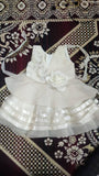 1st Birthday Pretty White Dress - PyaraBaby