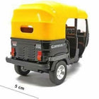 Auto Rickshaw Toy for Kids Pull Back Action Mini Auto Rickshaw Mini for Kids (Black, Yellow) ( Pack of 1) - PyaraBaby