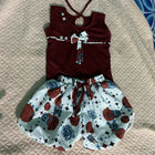 Baby girl short cum skirt & tees - PyaraBaby