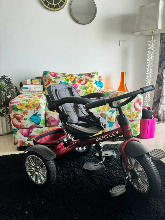 Experience luxury on three wheels with the BENTLEY Tricycle for Baby - where safety meets style for your little one's first adventures!