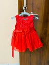 Red Frock/Dress for Baby Girl - Red