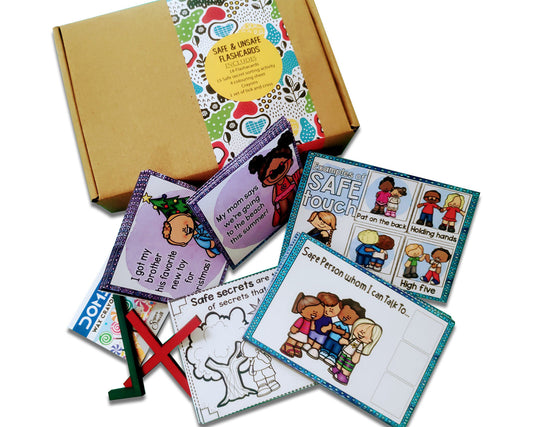 Safe and unsafe touch flashcards - PyaraBaby