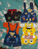 Dungaree Set (Combo of 3) - PyaraBaby