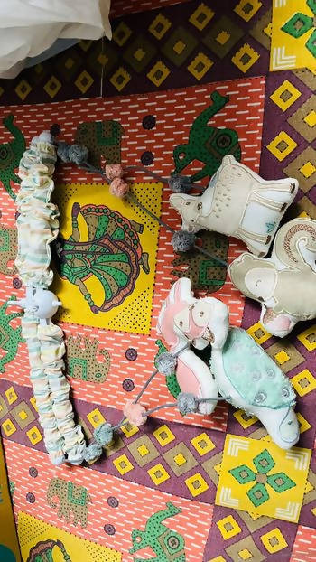 Abracadabra Musical Cot Mobile Sleepy Friends Theme - Pastel Multicolour
