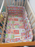 MEE MEE Crib/Cot with mosquito net, Dimensions: 110L x 70W x 90H Cm