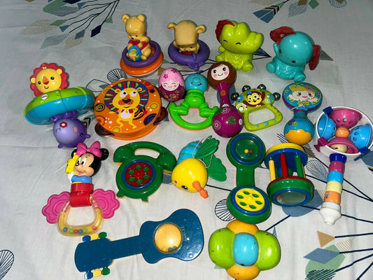 MEE MEE, FISHER PRICE, HUILE ORFF, DISNEY Rattles and Toys - PyaraBaby