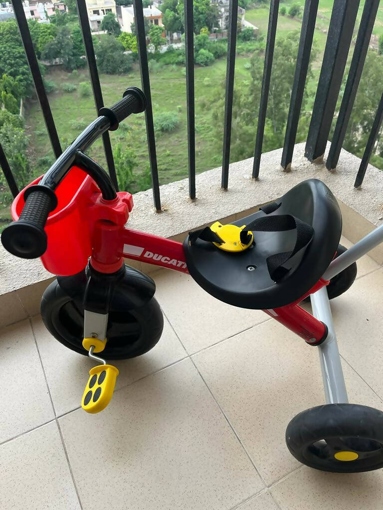 CHICCO Ducati Tricycle - Red and Black - PyaraBaby