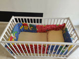 Wooden Baby cot/Crib - White, Dimensions:- L49×B25×H34 Inches - PyaraBaby