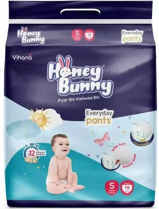 HONEY BUNNY Diaper pants Small 78 pieces - PyaraBaby