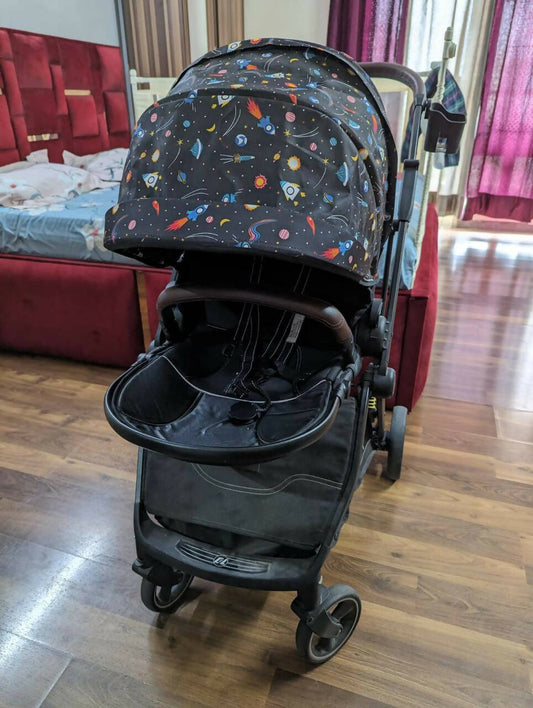 STAR AND DAISY Collabe Stroller/Pram for Baby - Black