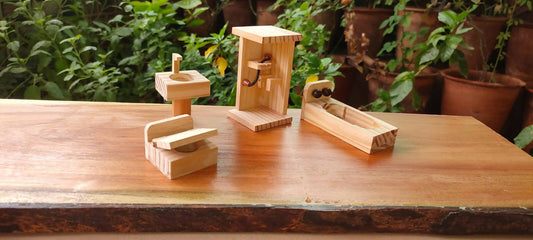 Wooden Simple Bathroom Toy