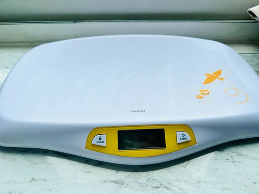 BEURER Digital Bathroom Scale With Reliable German Technology (Baby Scale - BY80)