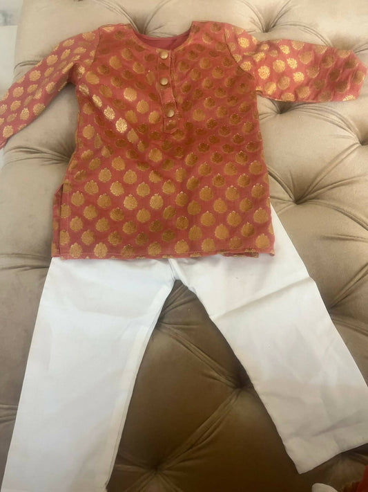 Ethnic Kurta and Pajama Brocket - PyaraBaby