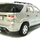 The Game Begins Pull Back Action Toyota Fortuner Miniature Toy Car (Silver) - PyaraBaby