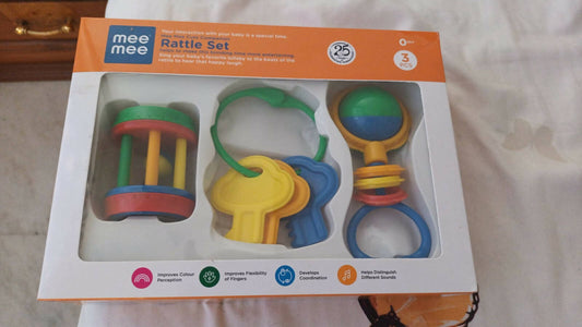 MEE MEE Rattles Set- Set of 3 - PyaraBaby