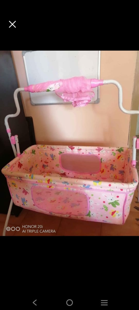Baby crib with mosquito net - PyaraBaby