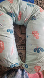 RABITAT Duo Motherhood Pregnancy cum Feeding Pillow - Multi-colour - PyaraBaby