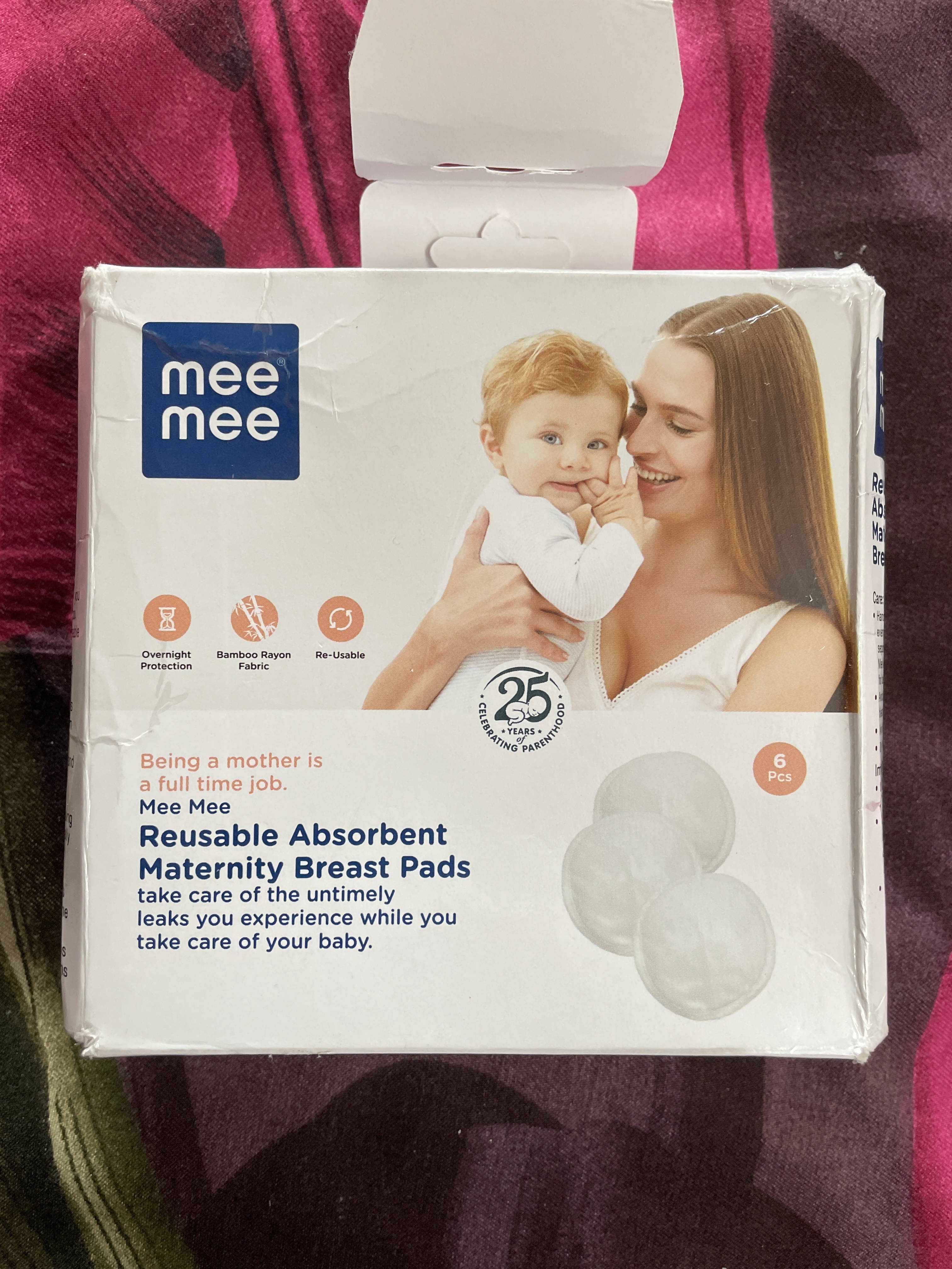 Mee mee reusable absorbent maternity breast pads
