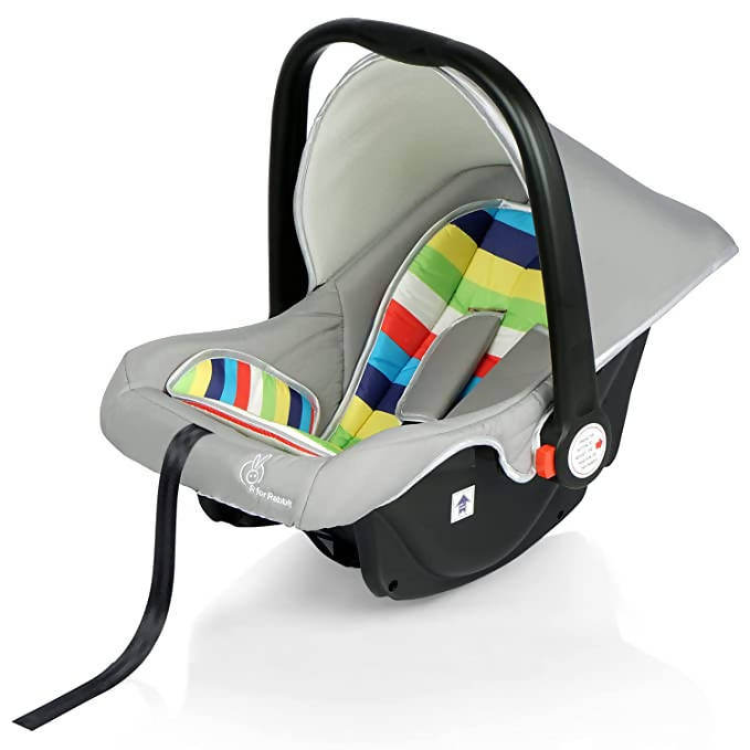 R FOR RABBIT Picaboo 4 in 1 Multi Purpose Kids Carry Cot, Infant Car Seat, Rocker & Feeding Chair - Rainbow