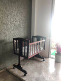 R FOR RABBIT Dream Time Baby Wooden Cradle, Baby Cot Bed, Baby Crib for Newborn Bedding Set - PyaraBaby