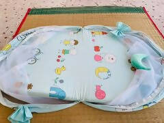 KICKS AND CRAWL Baby Space Explorer with Mosquito Net / Baby Bed - PyaraBaby