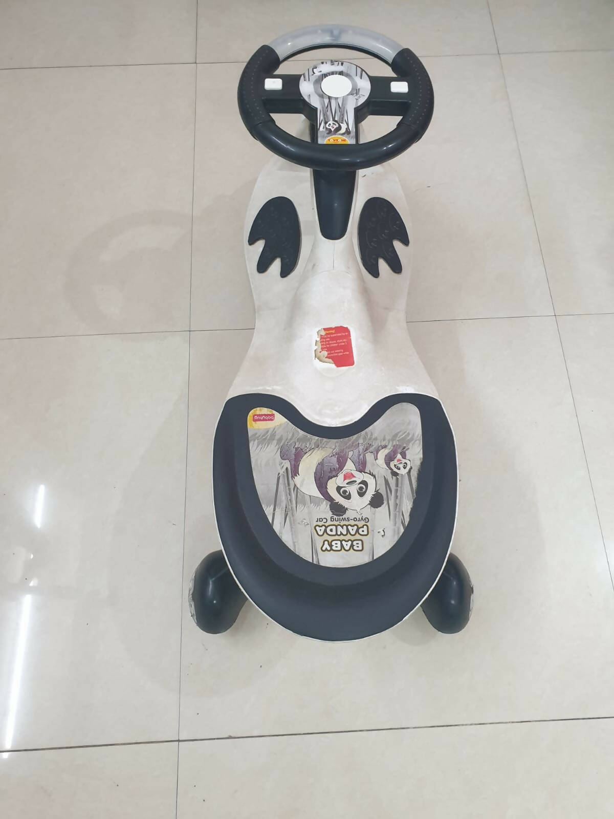 BABYHUG Baby Panda swing car with steering wheel - PyaraBaby
