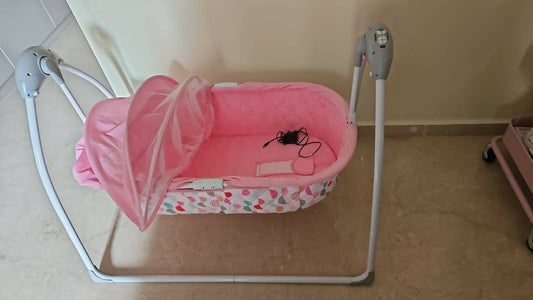 R FOR RABBIT Automatic Cradle - Pink - PyaraBaby