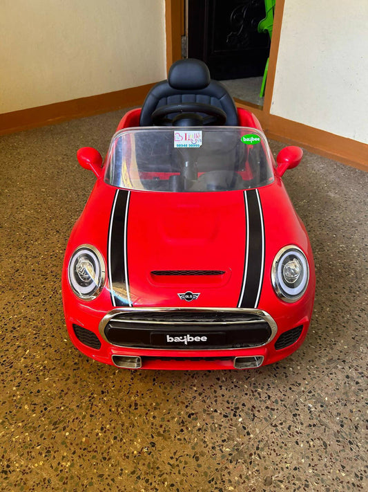 MINI COOPER Car for Baby- Red and Black
