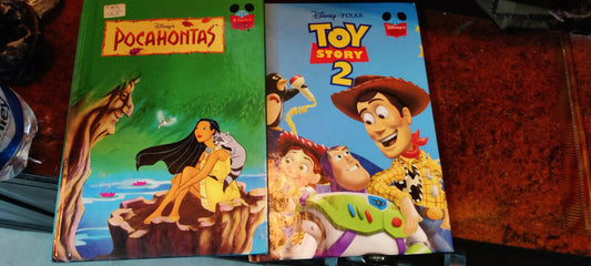 Pocahontas and Toy Story 2 Books
