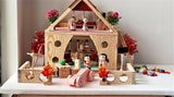 Wooden Doll House - PyaraBaby