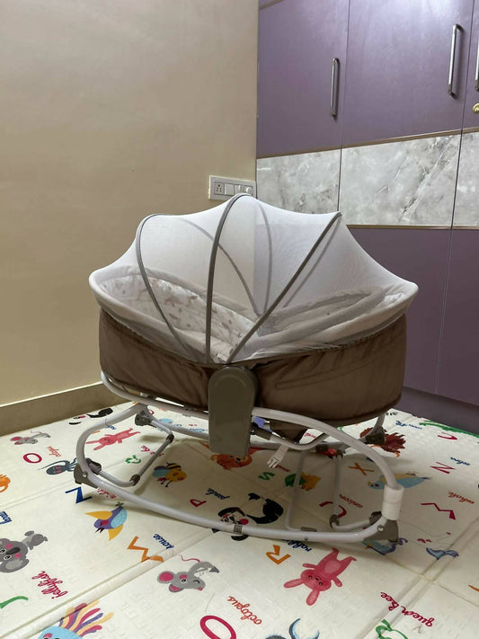 BABYHUG Opal 3 in 1 Rocker with Mosquito Net (Without Toys)
