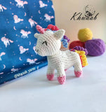 Crochet Unicorn toy - PyaraBaby