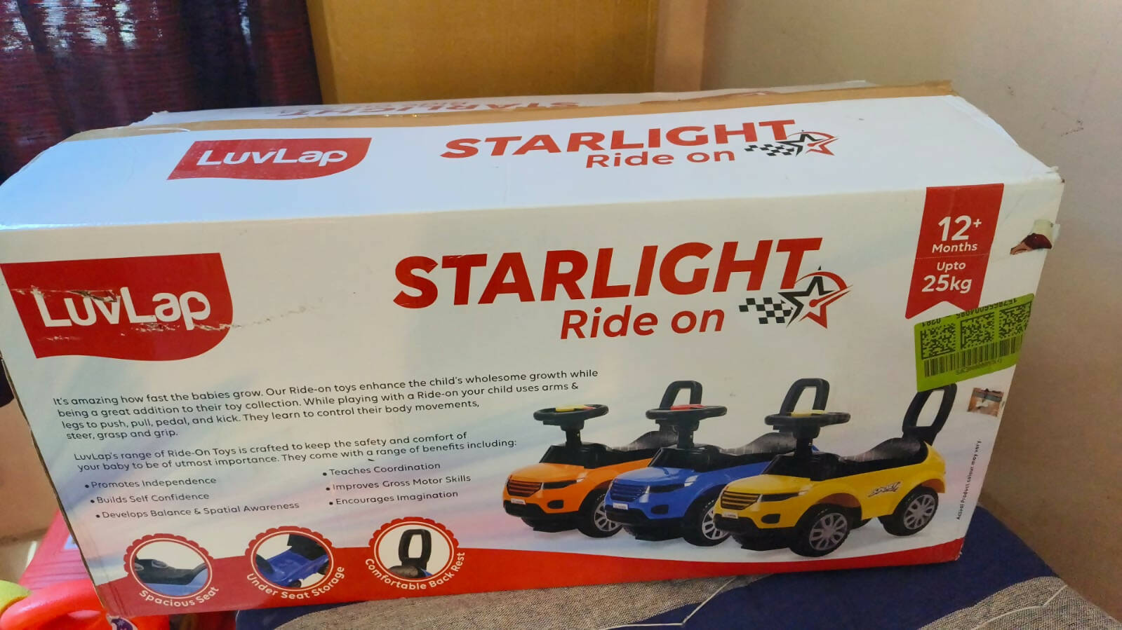 LUVLAP Starlight Ride-on for Kids - PyaraBaby