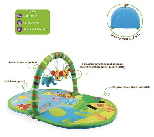GIGGLES 3 in 1 Deluxe Playgym/Playmat