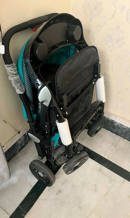 LUVLAP Baby Stroller - Blue - PyaraBaby