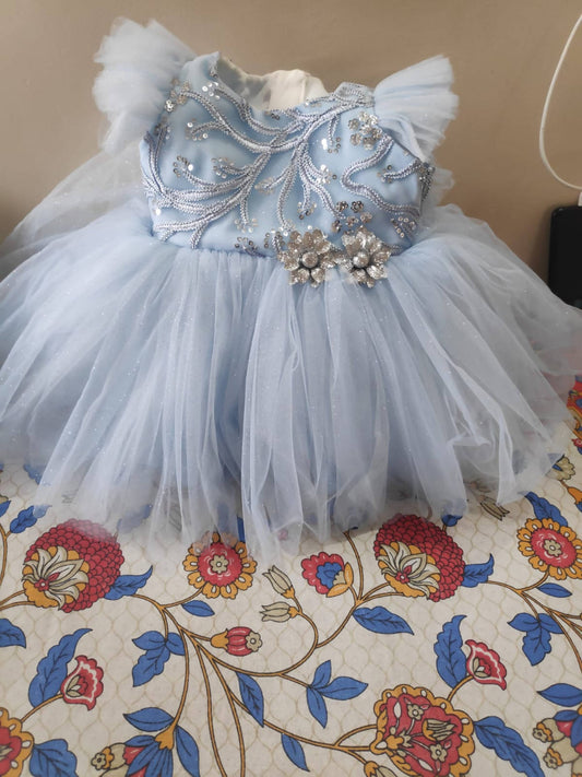 Birthday/Festive Dress For A Girl Baby - PyaraBaby