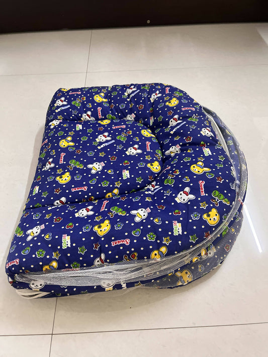 Baby bed with mosquito net + separate large mosquito net