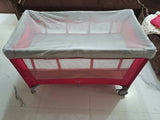 BABYHUG Keep Me Close 2 in 1 Playpen Cum Baby Cot With Mosquito Net - PyaraBaby
