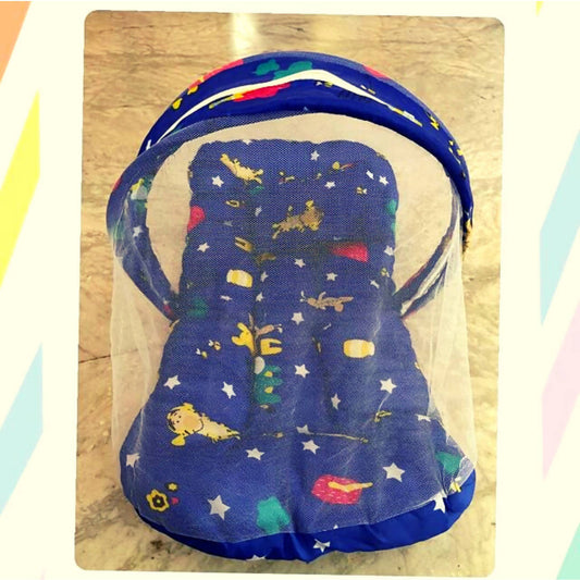 Blue Bedding Set with Mosquito Net (0-6 month baby) - PyaraBaby