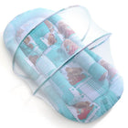 BABYHUG Teddy Print Baby Jumbo Bedding Set With Mosquito Net - Green - PyaraBaby