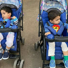 LUVLAP Joy Stroller/Pram for Baby- Blue | Set of 2 perfect for twins / twin stroller - PyaraBaby