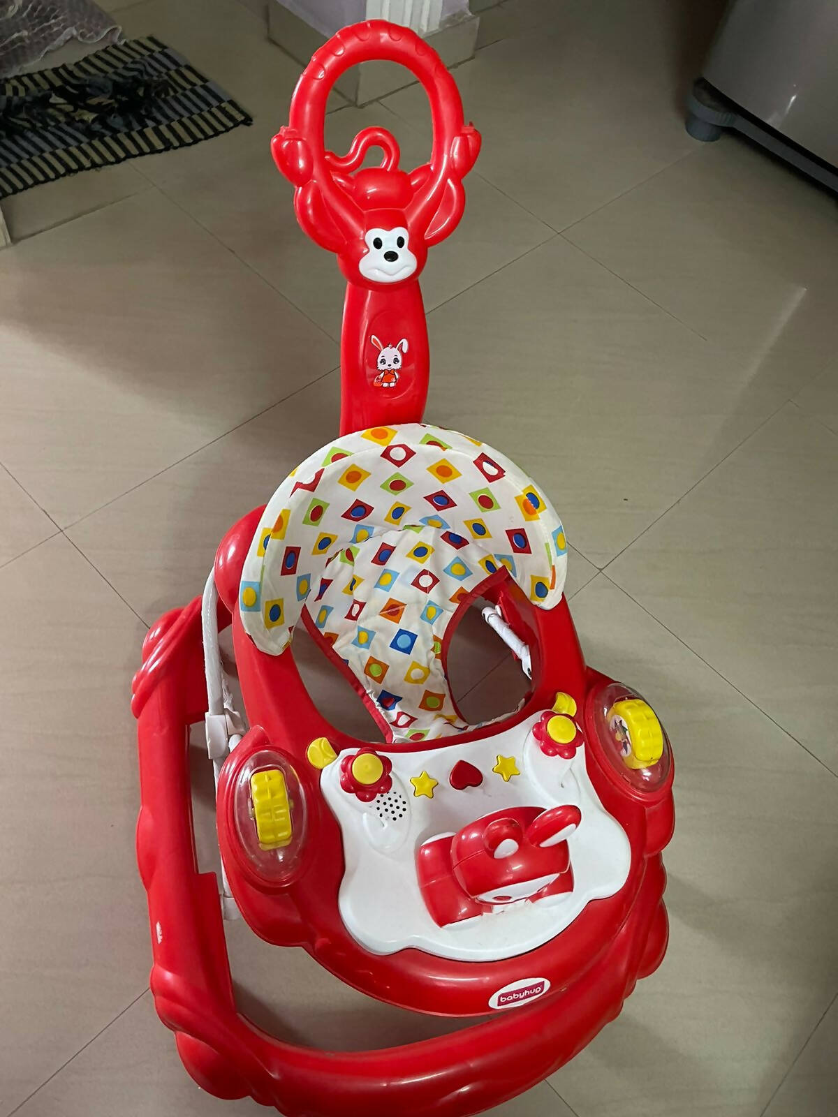 BABYHUG Bunny Walker with Push Handle