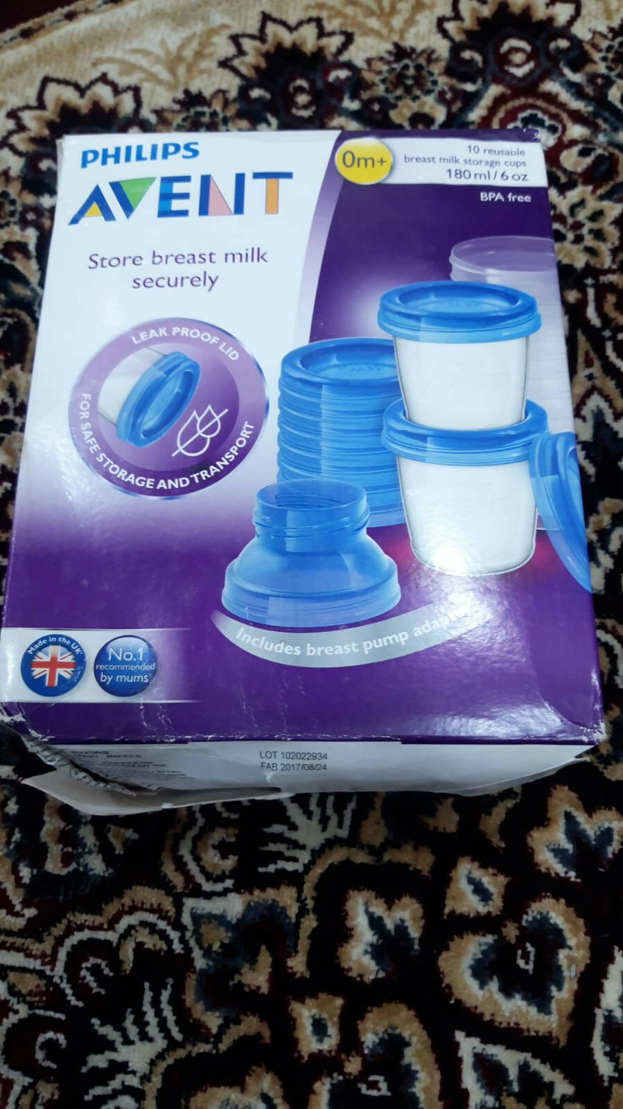 PHILIPS Avent Breast Milk Storage Cups, 6 oz (Pack of 10) - PyaraBaby