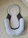 BABIES BLOOM NewBorn Grey Anti-Rollover Mattress Crib| Newborn Baby Sleep Positioning Pillow (Grey) - PyaraBaby