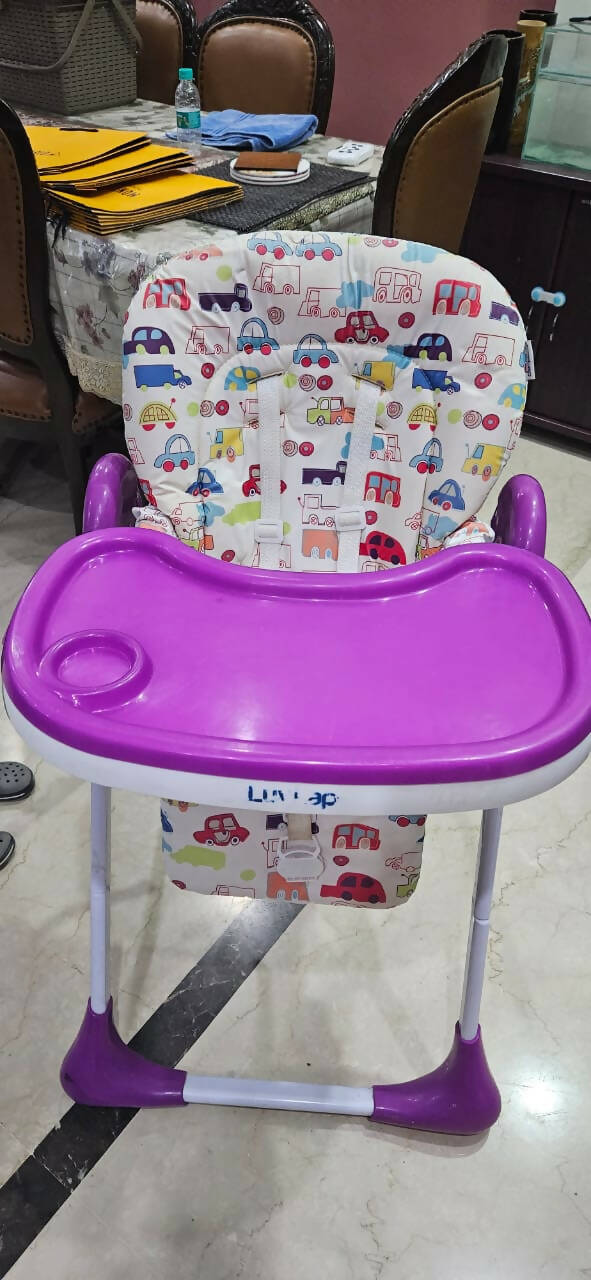 LUVLAP Royal High Chair for Baby - Purple - PyaraBaby