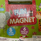 FUN TREASURE Fun with Magnet (Magnet sheets and flash cards) for 3+ years (Jungle Animal themed) - PyaraBaby